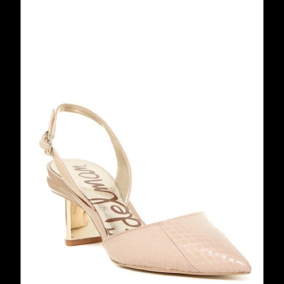 Sam Edelman Shoes - Sam Edelman Carol Nude Lea Slingback Pumps 👠