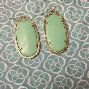 Mint green Kendra Scott Earrings