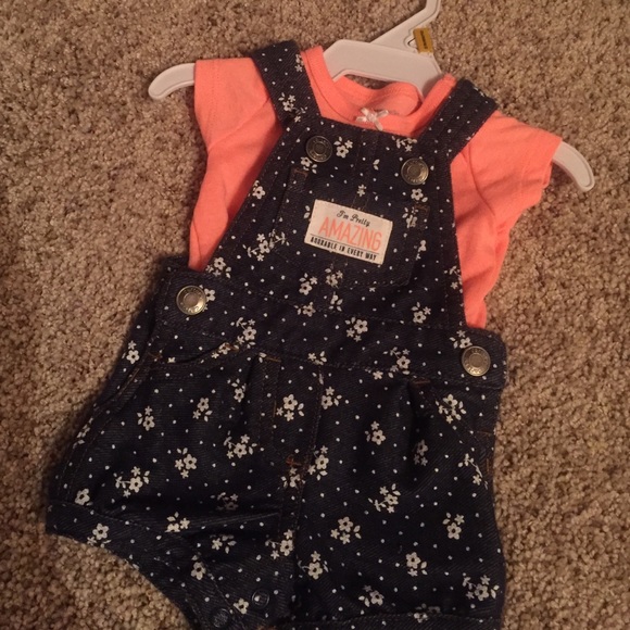 Newborn Girls Overall Outfit