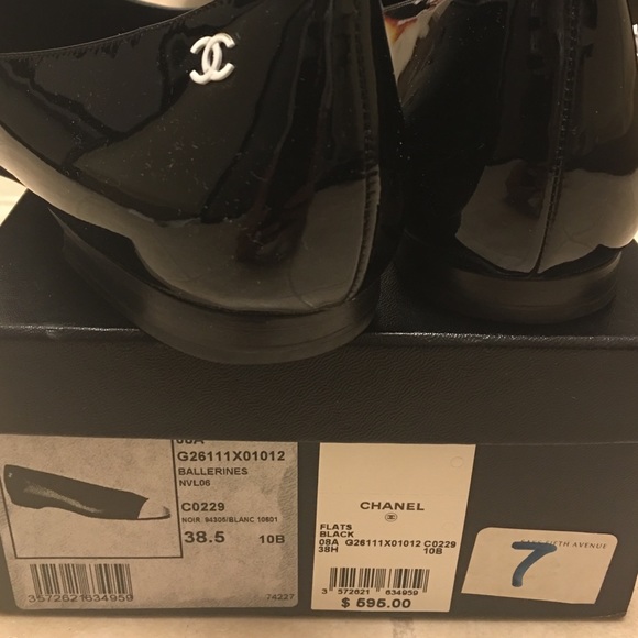 Chanel Ballerines Flat 38.5 - Picture 2 of 4