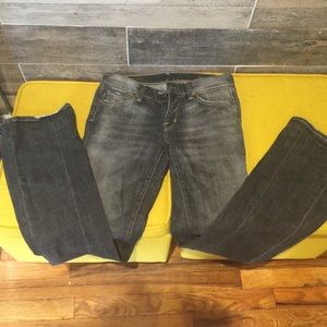 Grayish/Black jeans