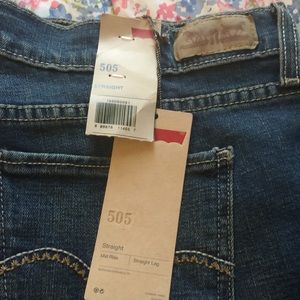Levi's women's jeans 505 straight 16/M 33.