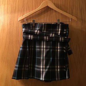 Burberry Plaid Skirt