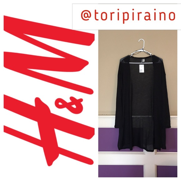 NWT! Long back sheer sweater size small