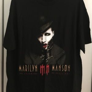 Marilyn Manson held for @backstagass