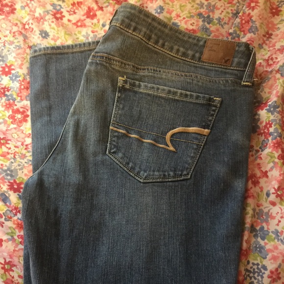 American Eagle Stretch jeans size 14 short.