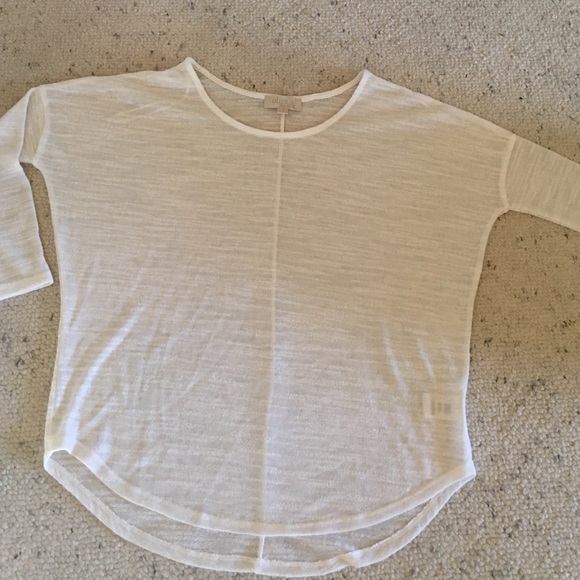 Olive and Oak white sweater. Size medium