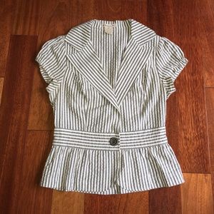 Forever21 Striped Blazer