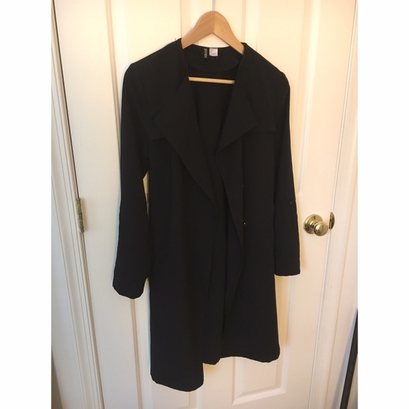 h&m divided black jacket