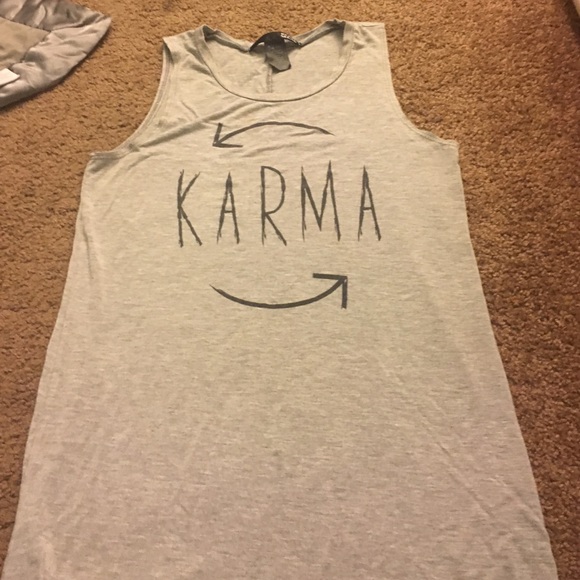 Rebel Sugar - 'Karma' Long tee , size small.