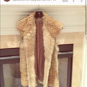 Vince coyote vest and Theory trench coat