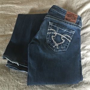 Big star sweet boot ultra low rise jeans