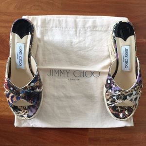 JIMMY CHOO espadrilles.