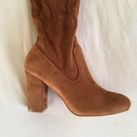 🆑 Sz 8.5❣️5⭐️ Camel Over The Knee Boots - Picture 4 of 4