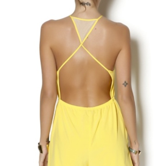 Silky Backless Romper - Picture 2 of 5