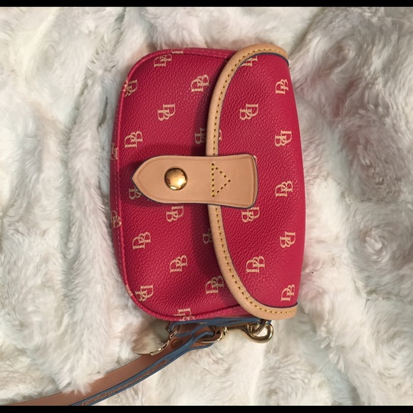 Pink Dooney and Bourke clutch
