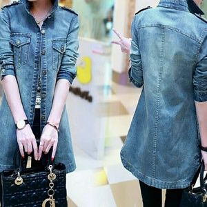 💄FINAL MARKDOWN 💄Long Denim Jacket