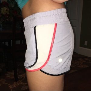 Lululemon light gray/silver shorts