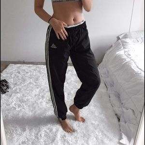 Classic Adidas windbreaker pants
