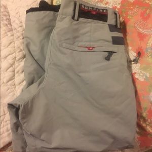 bonfire silver series snowboarding pants