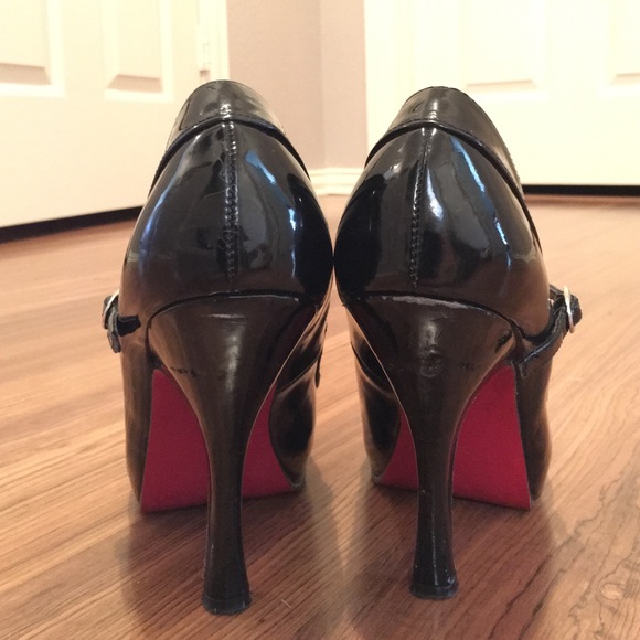 ❌❌SOLD❌❌RED BOTTOM, LEOPARD INTERIOR MARY JANES - Picture 3 of 4