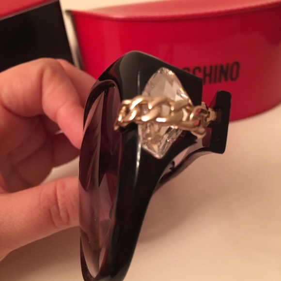 Moschino designer sunglasses with Swarovski
