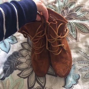 Fringe booties