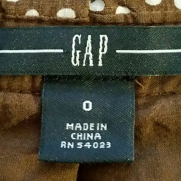 Brown Dot Print Skirt - Picture 3 of 3