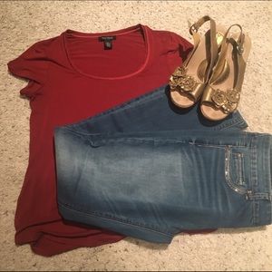 WHBM Colored Skinny Leg Jeans