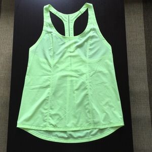 lululemon electric yellow tank
