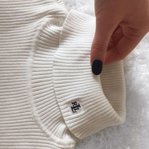 Vintage White Ralph Lauren turtleneck