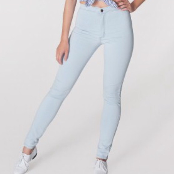 American Apparel AA Light wash easy jean