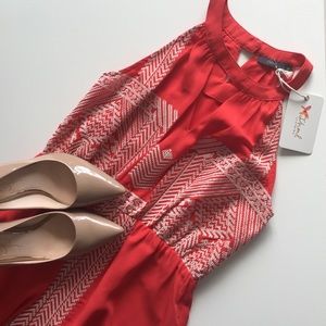 THML embroidered maxi dress