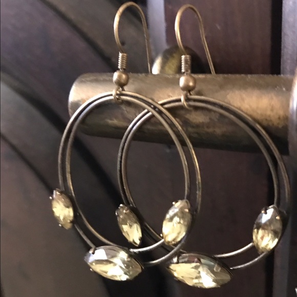 DANGLE HOOP EARRINGS