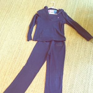 Lilly Pulitzer Navy knit hooded set