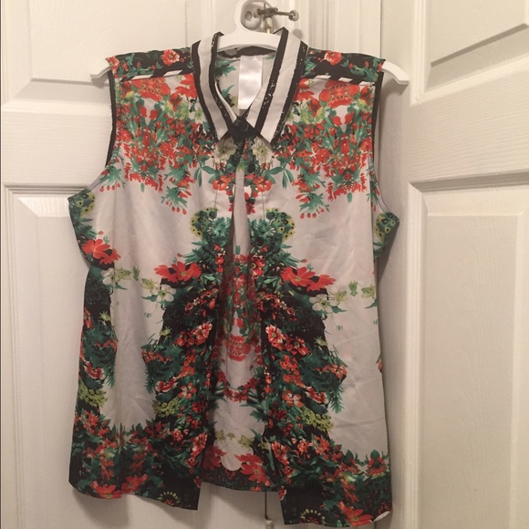 Silky button down