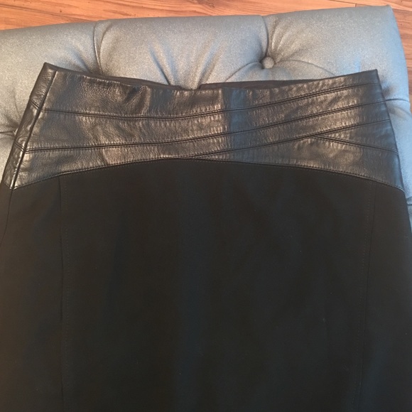 BCBG leather top skirt - Picture 2 of 4