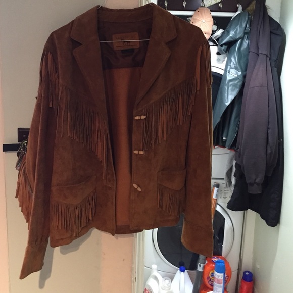 Ralph Lauren caramel leather jacket