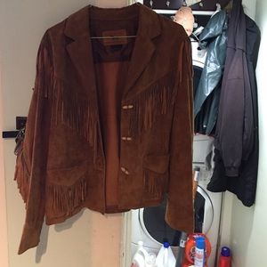 Ralph Lauren caramel leather jacket