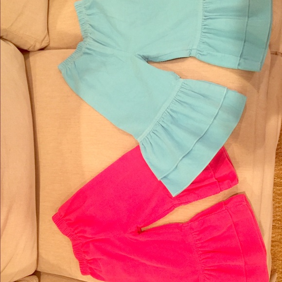 Toddler corduroys: fine whale with ruffle bottom