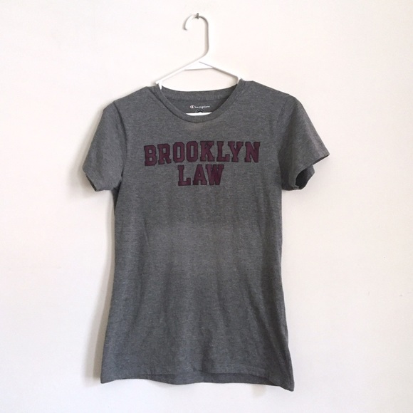 Champion Tops - 🔮4 For $30 Gray Brooklyn Law Champion Brand Tee