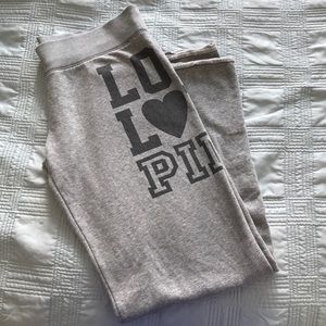 Victoria's Secret pink sweatpants