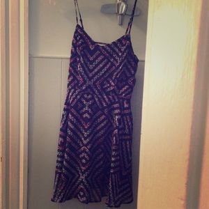 Short dress with fun cut-outs