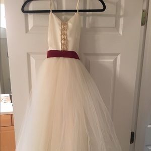Flower girl dress Christmas