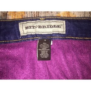 bit and bridle flannel lined jeans