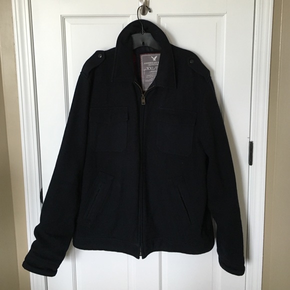 Retro men's wool blend coat!!