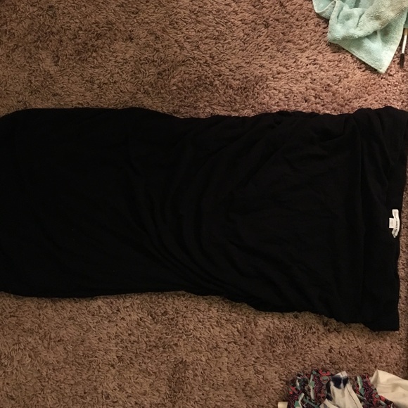 James pierce rouged side ankle length skirt!