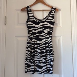 H&M animal print dress