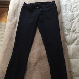 Flying Monkey Mid-Rise ankle length dark denim