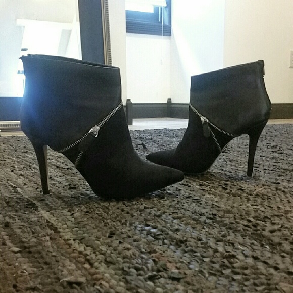 Black stiletto boots